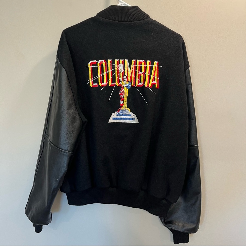 Vintage Columbia Pictures Varsity Wool/Leather Jacket